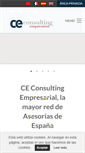 Mobile Screenshot of ceconsulting.es