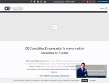 Tablet Screenshot of ceconsulting.es